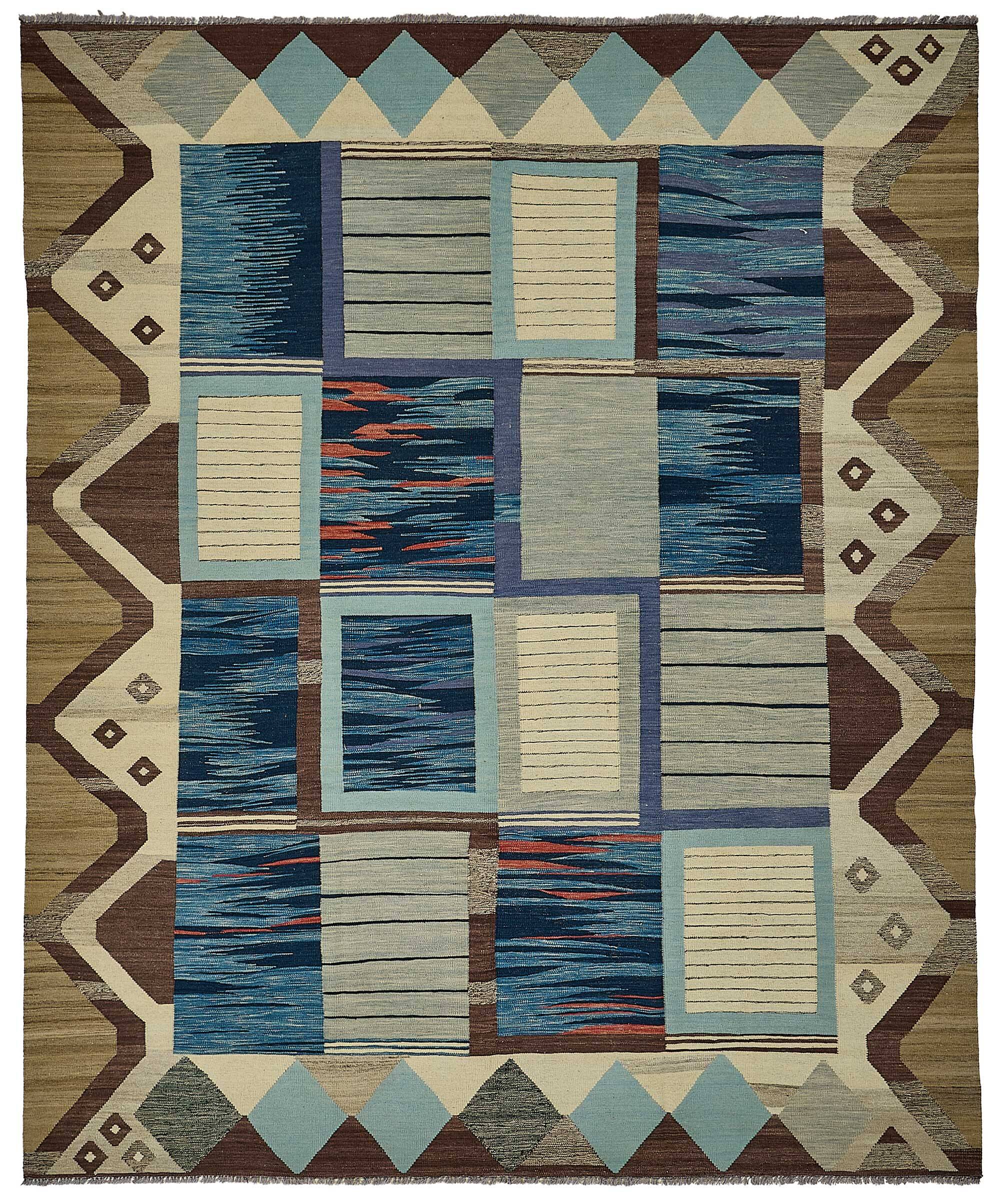 Contemporary Tribal Decorative Kilim 283 cm x 344 cm