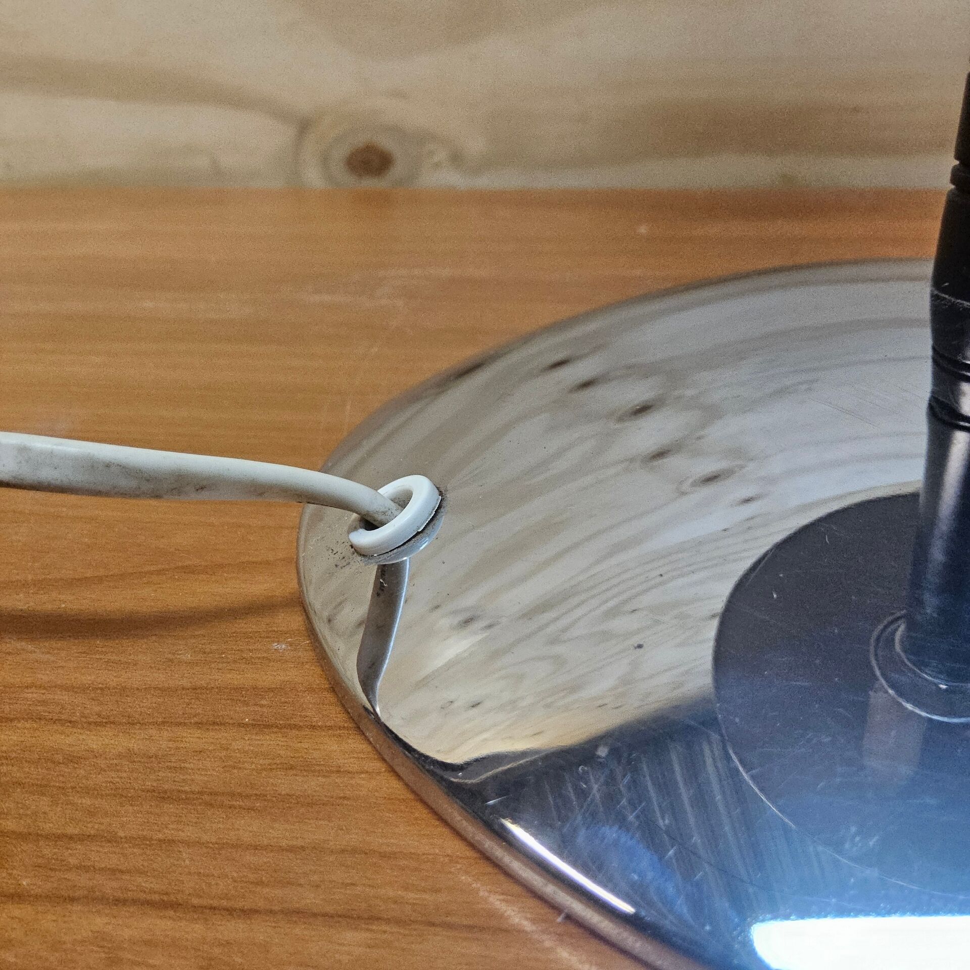 Vintage Ikea Mushroom Dakapo Bauhaus / Art Deco chrome lamp