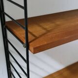 Vintage Danish design shelving unit by Nisse Strinning