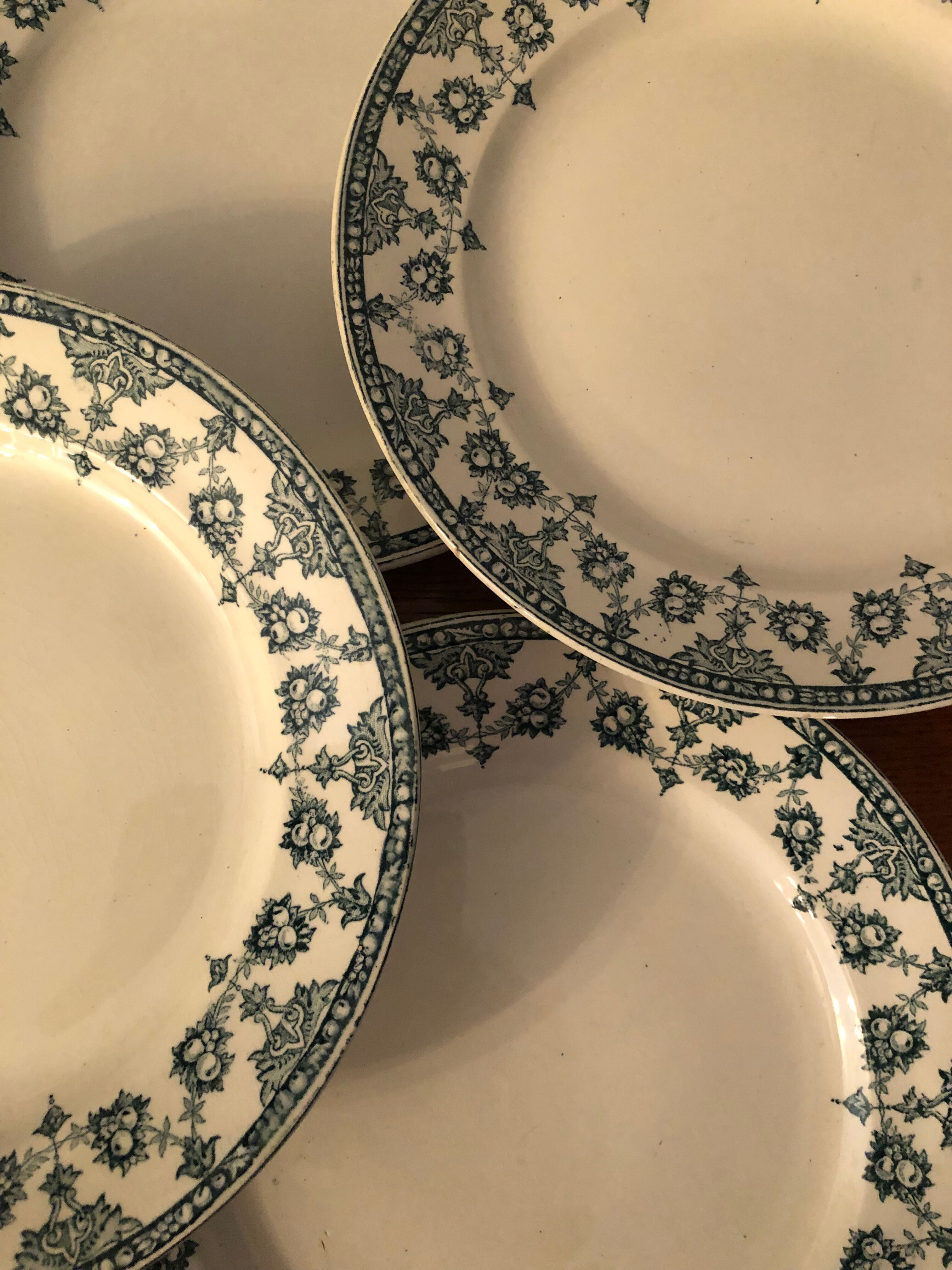 Set of 6 dessert plates Terre de Fer