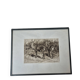 Gravure chasse cerfs Rosa Bonheur