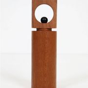 Rare Danish teak pepper mill with a high-quality Peugeot grinder / 1960s / Mid-Century Modern design