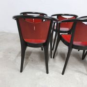 Set of 6 Baumann Diese armchairs, designed by Pagnon Pelhaître