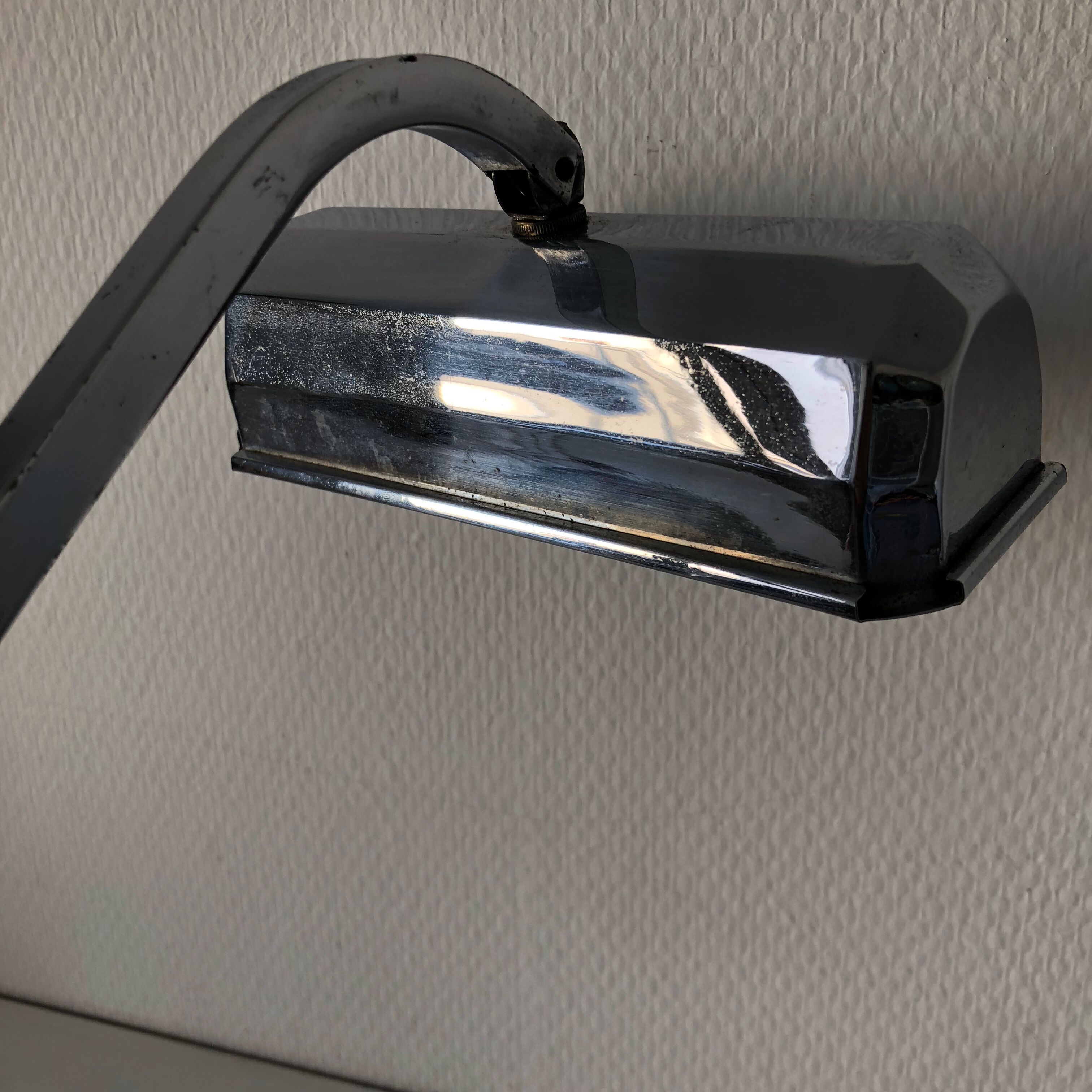 Vintage 1940 chrome desk lamp
