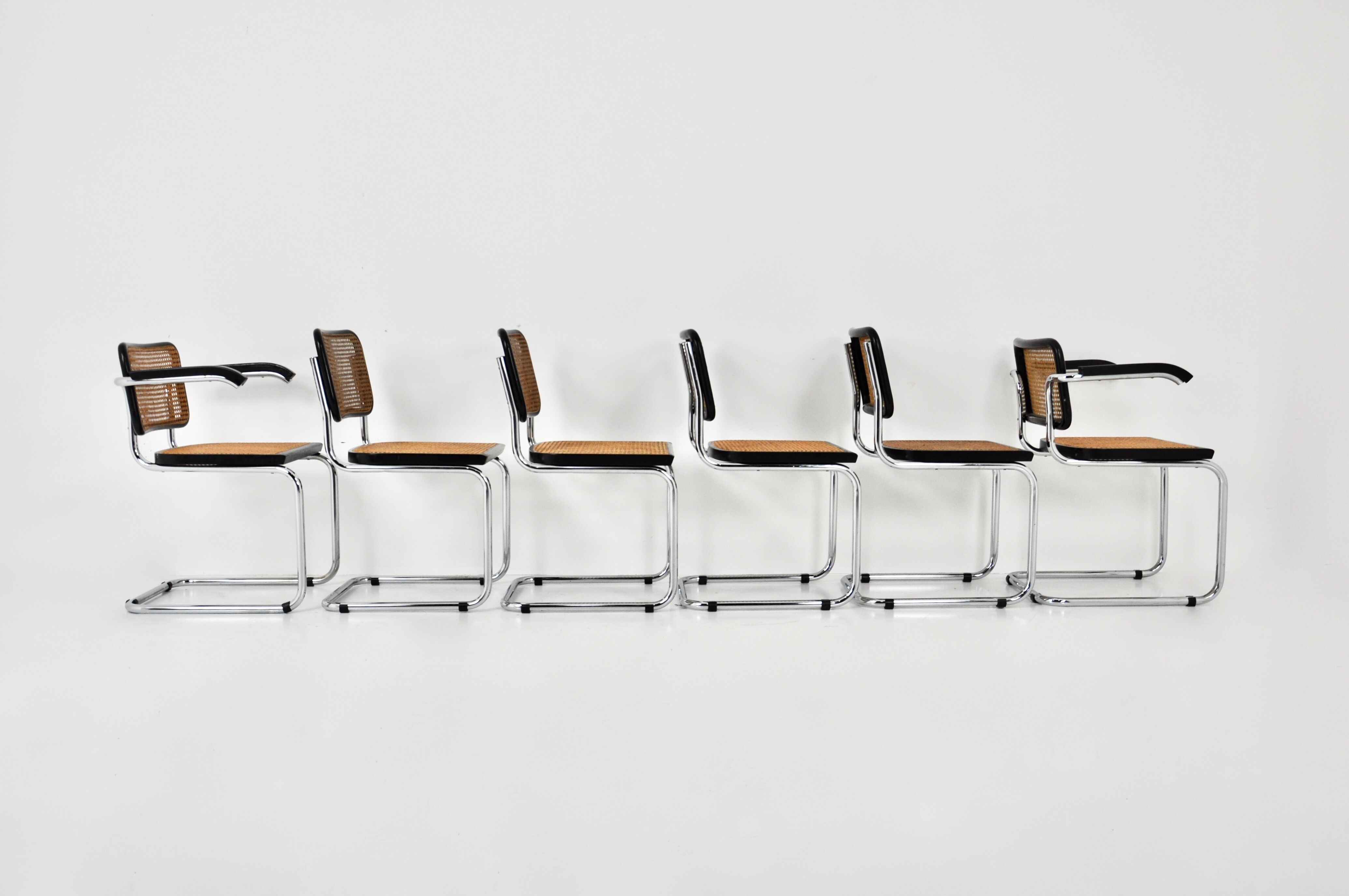Chaises de salle à manger Style B32 par Marcel Breuer