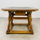 Swiss wood and slate money changer table
