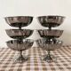 Coupes à glace en inox vintage