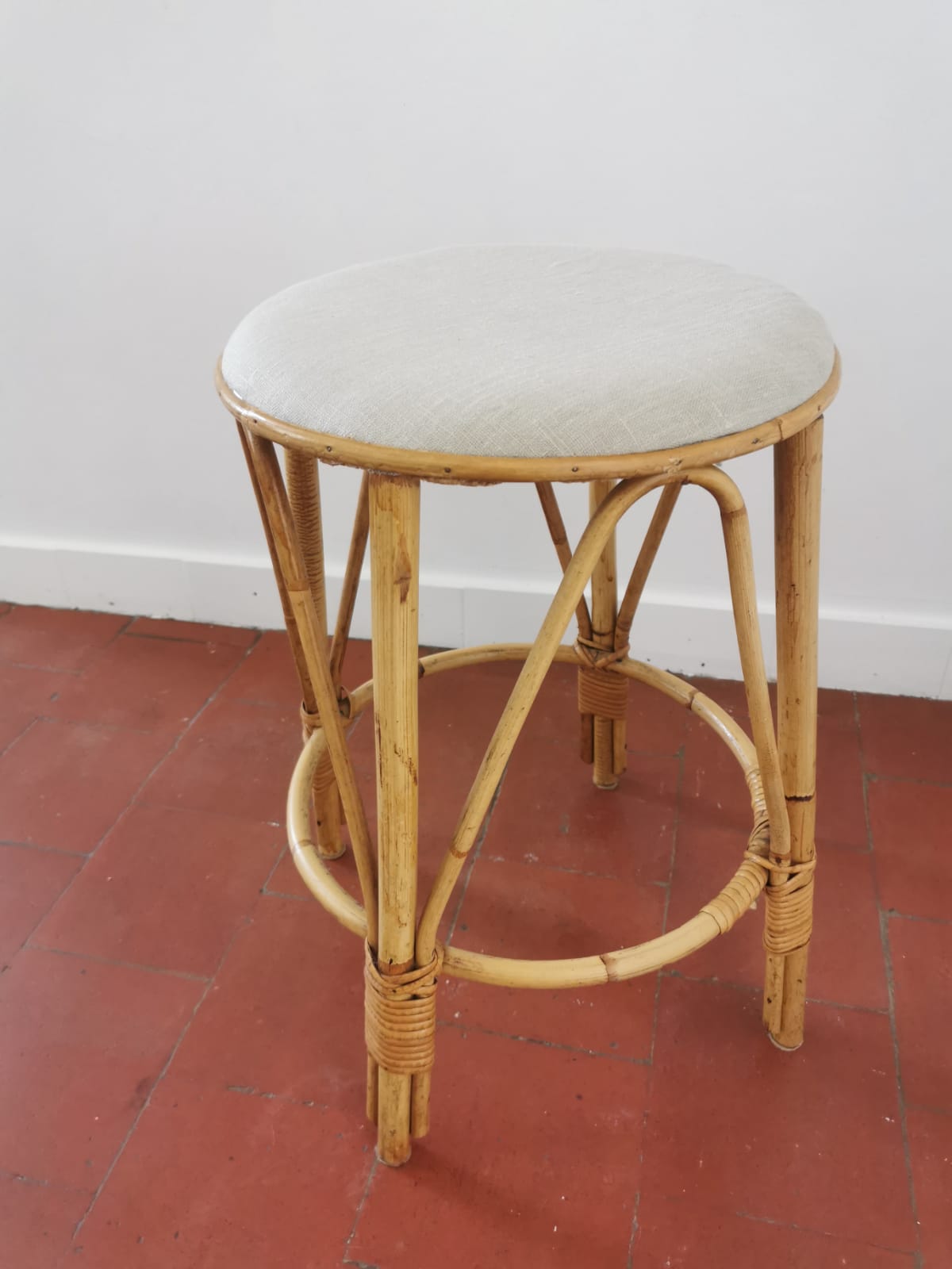 Rattan stool