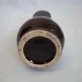 Vallauris vase tones purple and chocolate