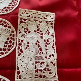 Set of coasters and decoration of aperitif tray