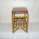 Rattan bedside table from the 1950s