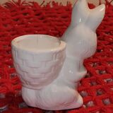 cache pot lapin - vintage