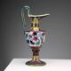 Vintage majolica vase, Gualdo Tadino factory, Italy, 1930s.