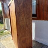sliding door wardrobe, vintage, possible hanging space