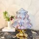 Fascinante  Lampe Art Déco en opaline multicolore