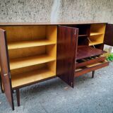 Large Scandinavian rosewood sideboard