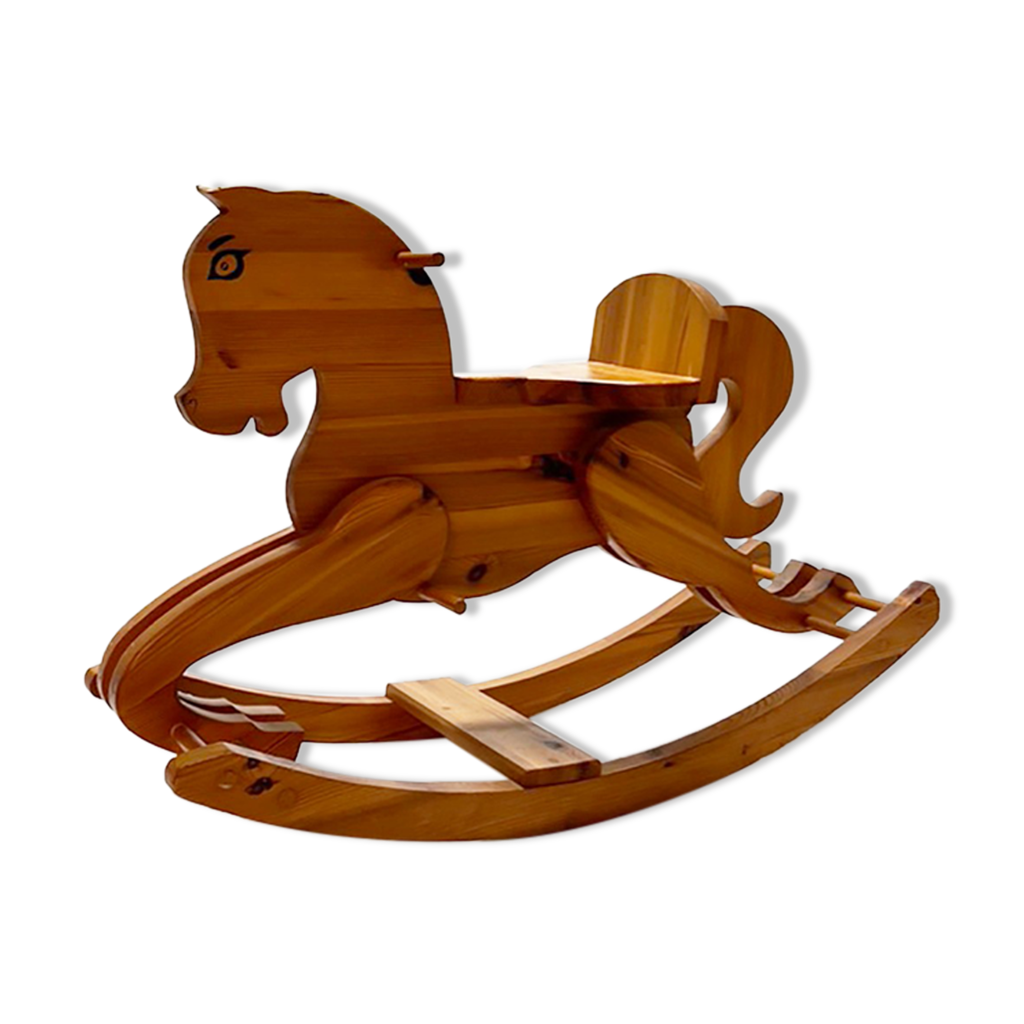 Mid century rocking horse on sale
