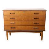 Scandinavian teak chest of drawers, 1960