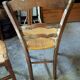 4 chaises paillées
