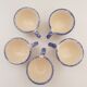 5 Quimper egg cups
