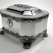 Sugar bowl from Norblin Warsaw, Poland, 19th century