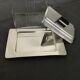 Silver art deco cookie or candy box