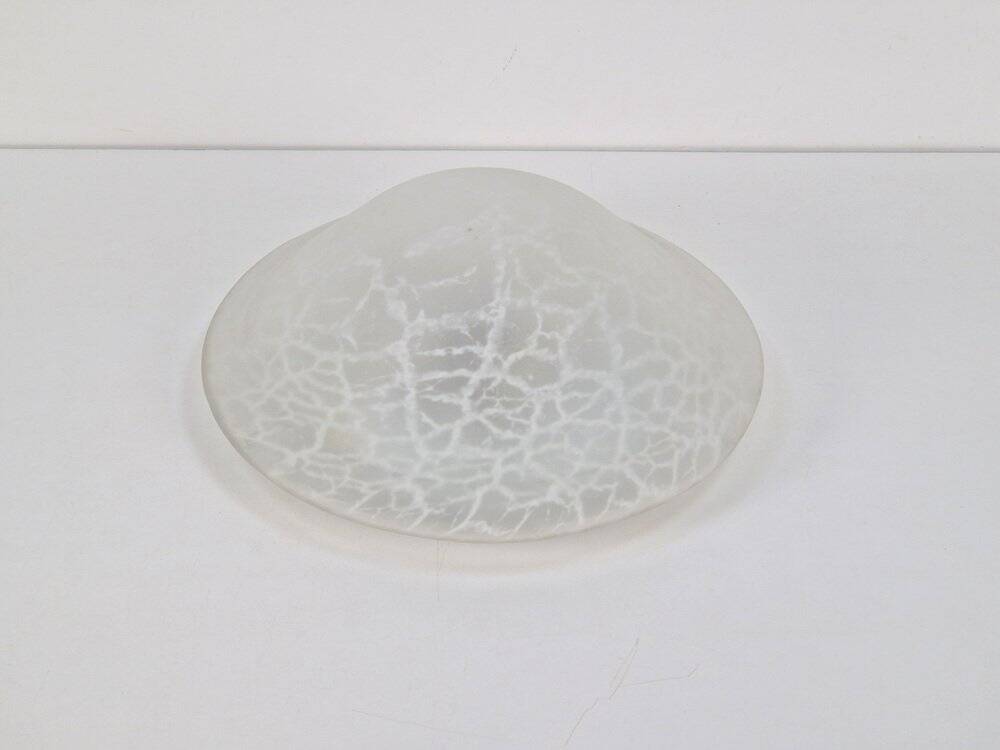 Vintage Mushroom Ceiling Lamp in Glass, 1970s
