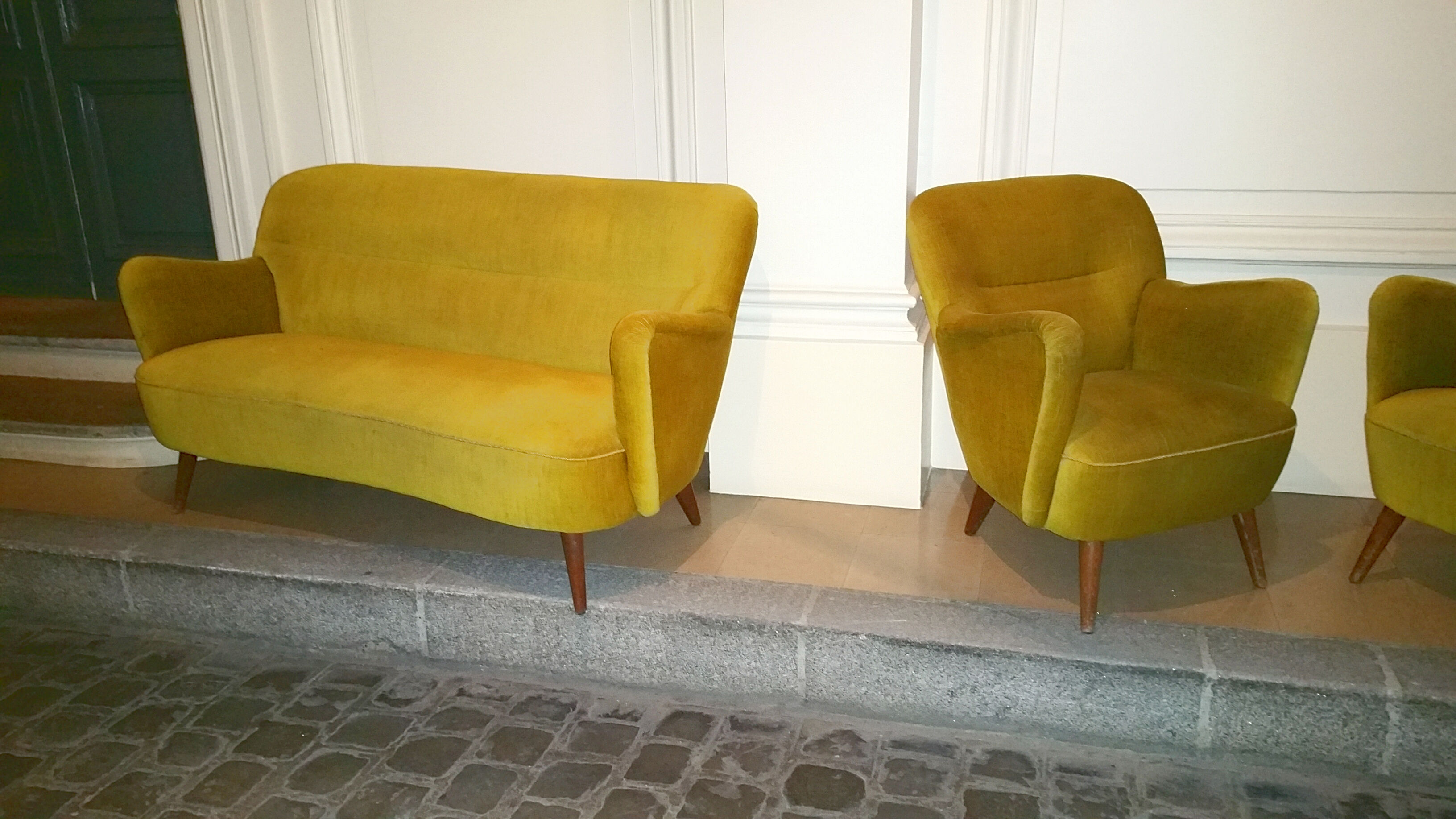 Set 1 sofa 2 armchairs organic year 50