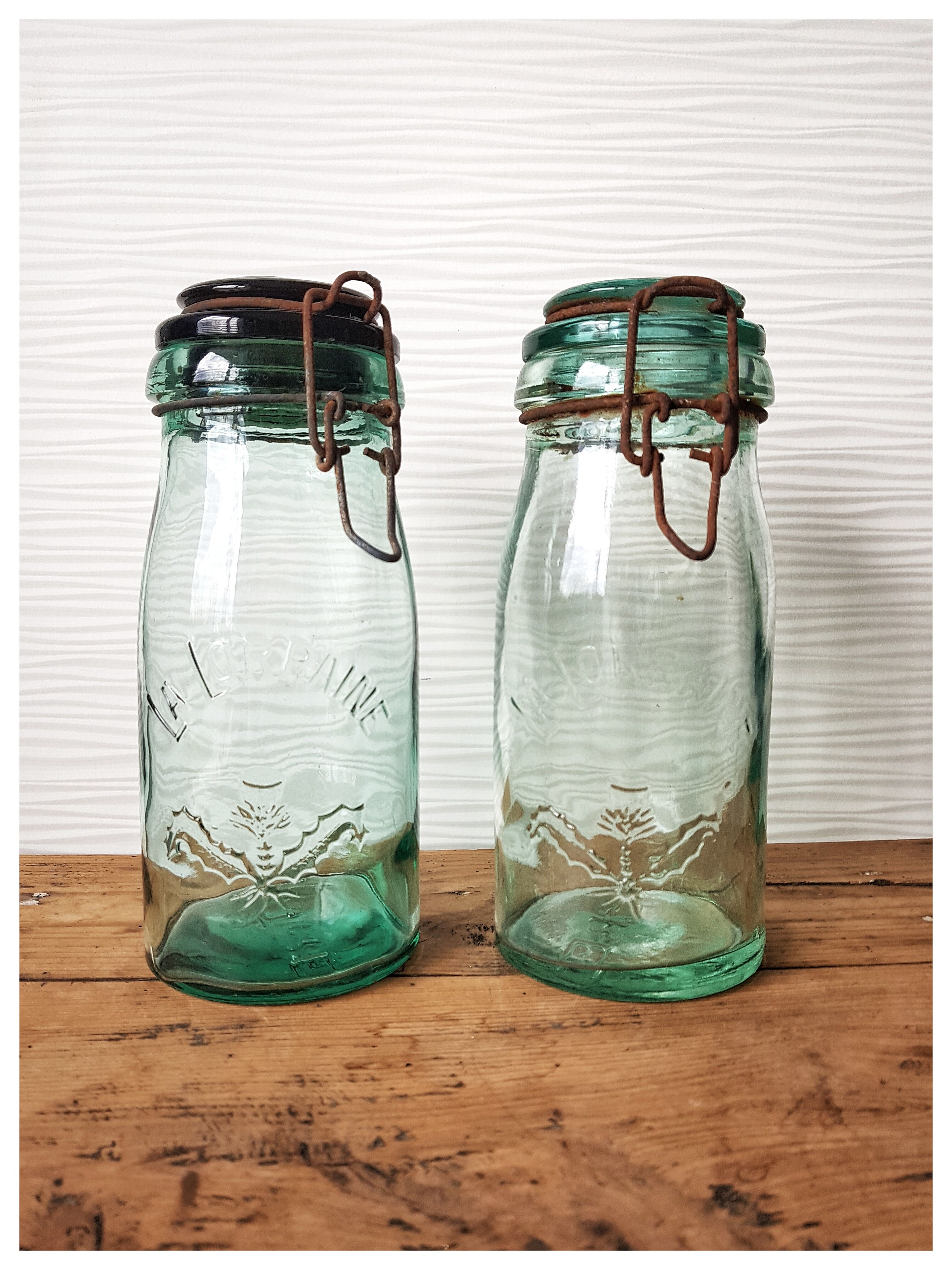 Duo jars thistle Lorraine