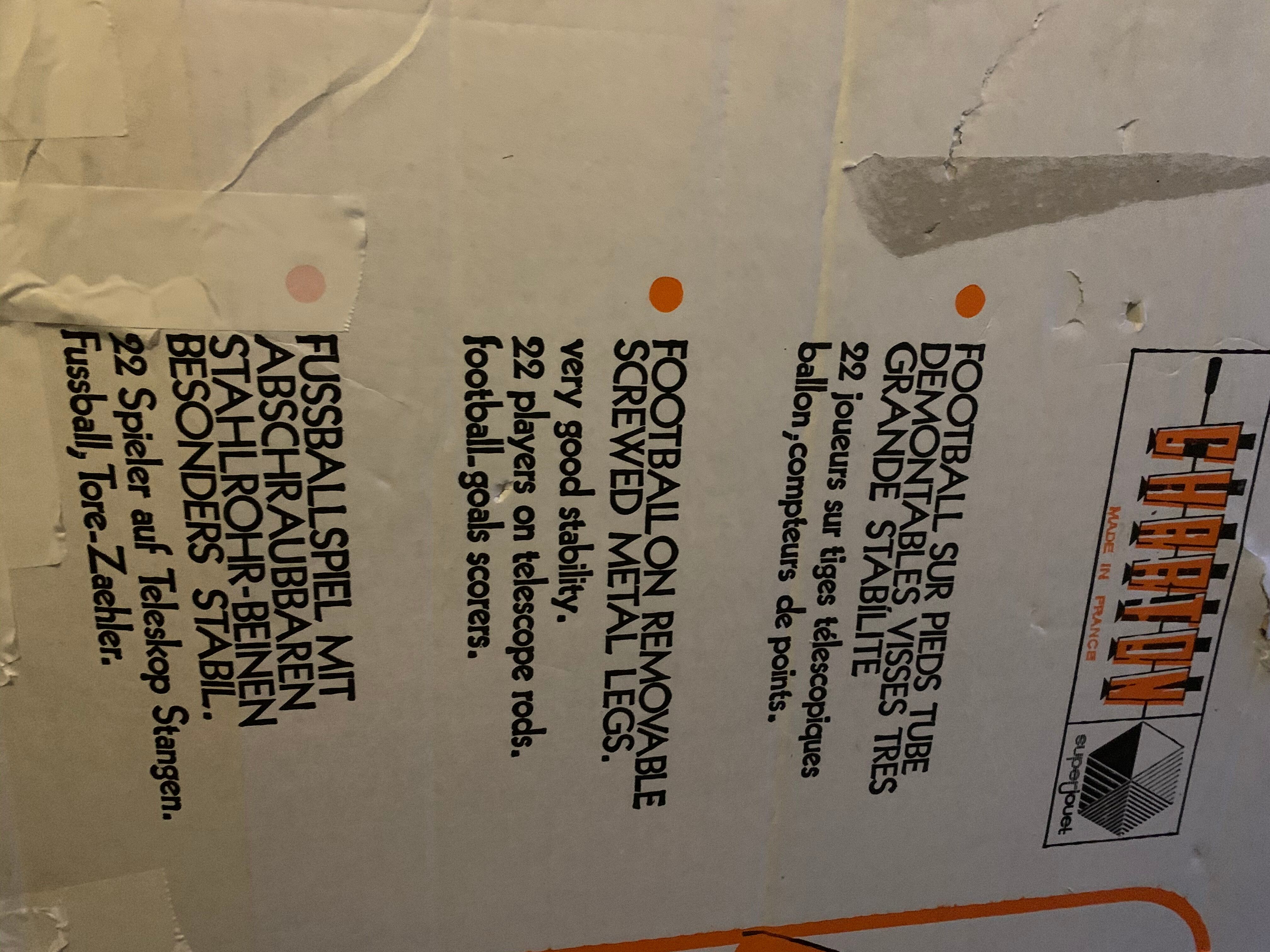 Baby foot chartin vintage