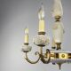 Capodimonte Art Nouveau Vintage Chandelier, 1930s