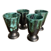 Set of 4 “mazagrans Petit Massé