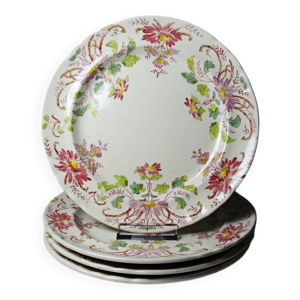 4 assiettes à dessert