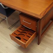 Teak Desk by Jensen & Valeur for Munch, Denmark, 1960s
