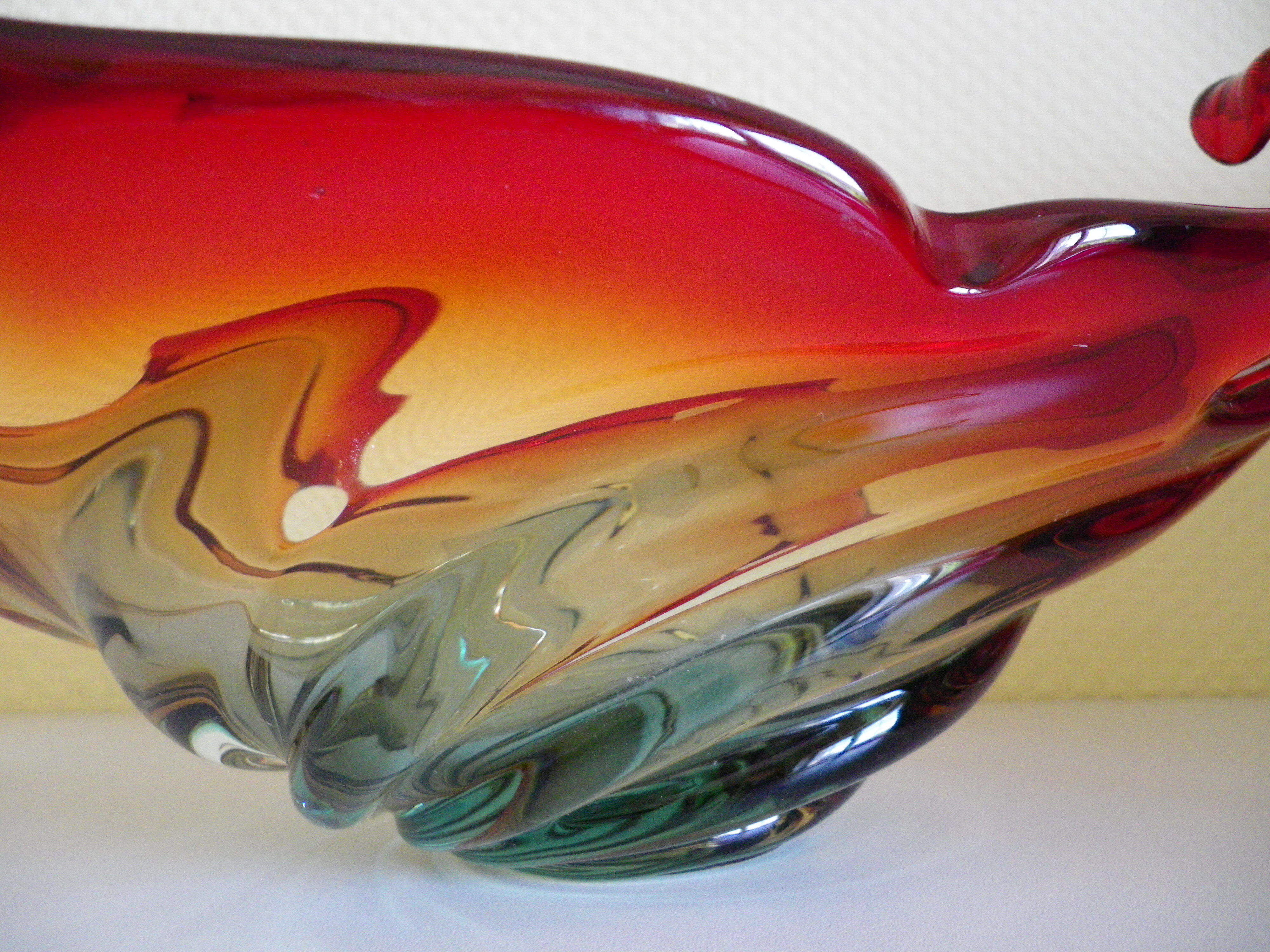 Fruit or decoration cup Murano glass