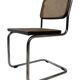 Ensemble de 4 chaises Cesca B32 conçues par Marcel Breuer, cadre marron foncé.