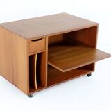 Meuble audio vintage Dyrlund en teck 'Glämmel'