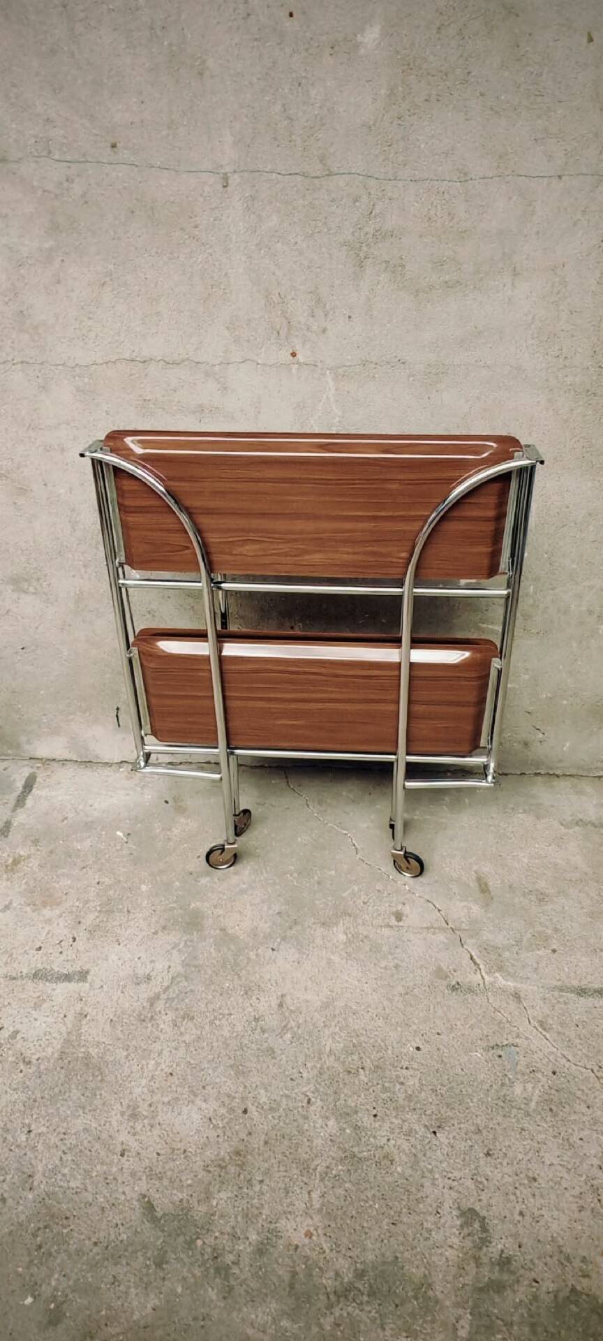 Rolling and folding table from the 70s.
