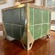 Pot cover in sheet metal and brass Art Nouveau Vienna Secession.
