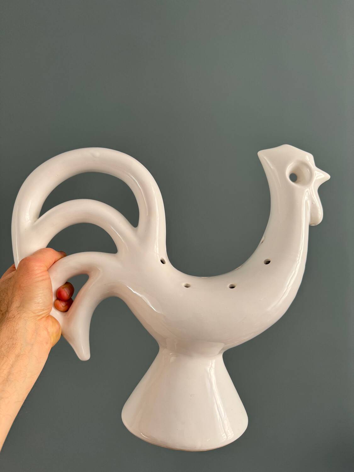 Ceramic flower pick Les Grottes Dieulefit