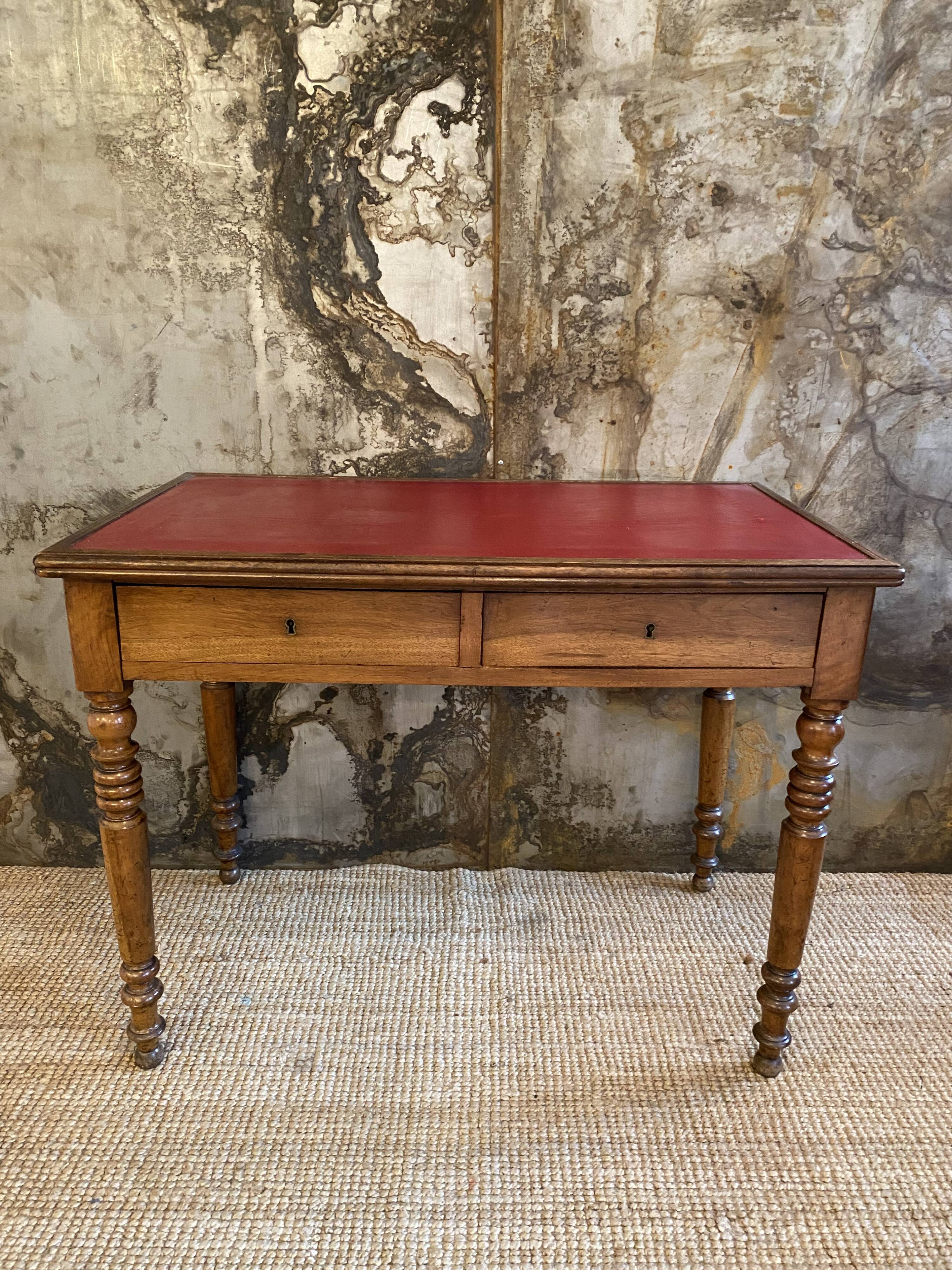 Old desk with drawers