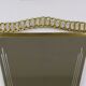 Josef Frank Attr. Mid-Century Brass Loop Wall Mirror, Austria, 1950s