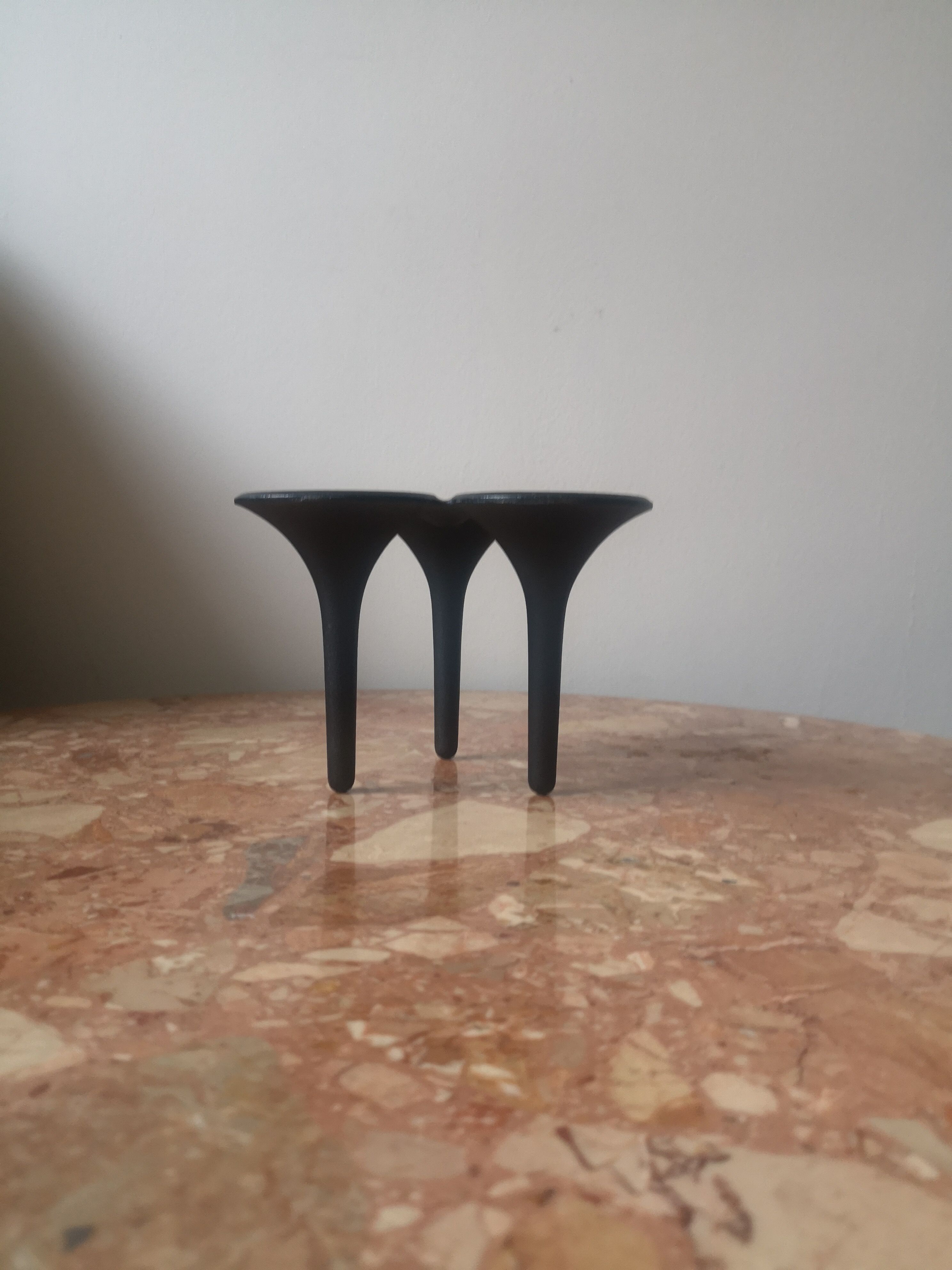 Danish Hornblower Scandinavian candle holder by Christel & Christel Holmgren, Denmark