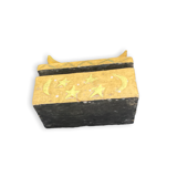 Moon-shaped wooden tarot box
