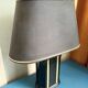 Vintage black & gold ceramic table lamp
