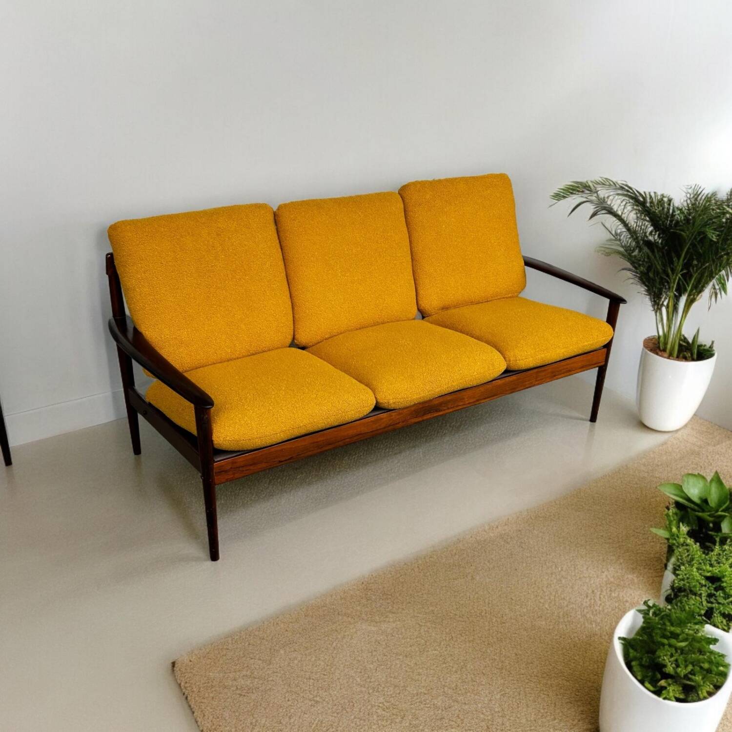 Scandinavian Bench In Rosewood By Grete Jalk For Poul Jeppersen Model PJ563 Circa 1968