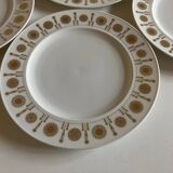 Set of 4 Bjorn Wiinblad Rosenthal plates 1960 Scandinavian