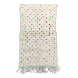 Tapis de chambre berbère pois coloré