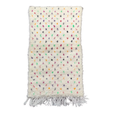 Tapis de chambre berbère pois coloré
