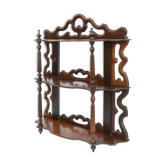 Rosewood wall shelf